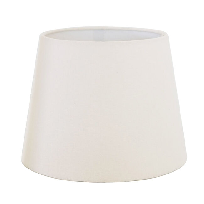 Ivory Linen Light Shade 8"